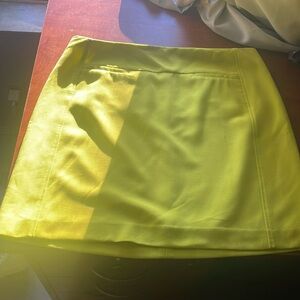 Ann Taylor Loft Neon A-Line Mini Skirt